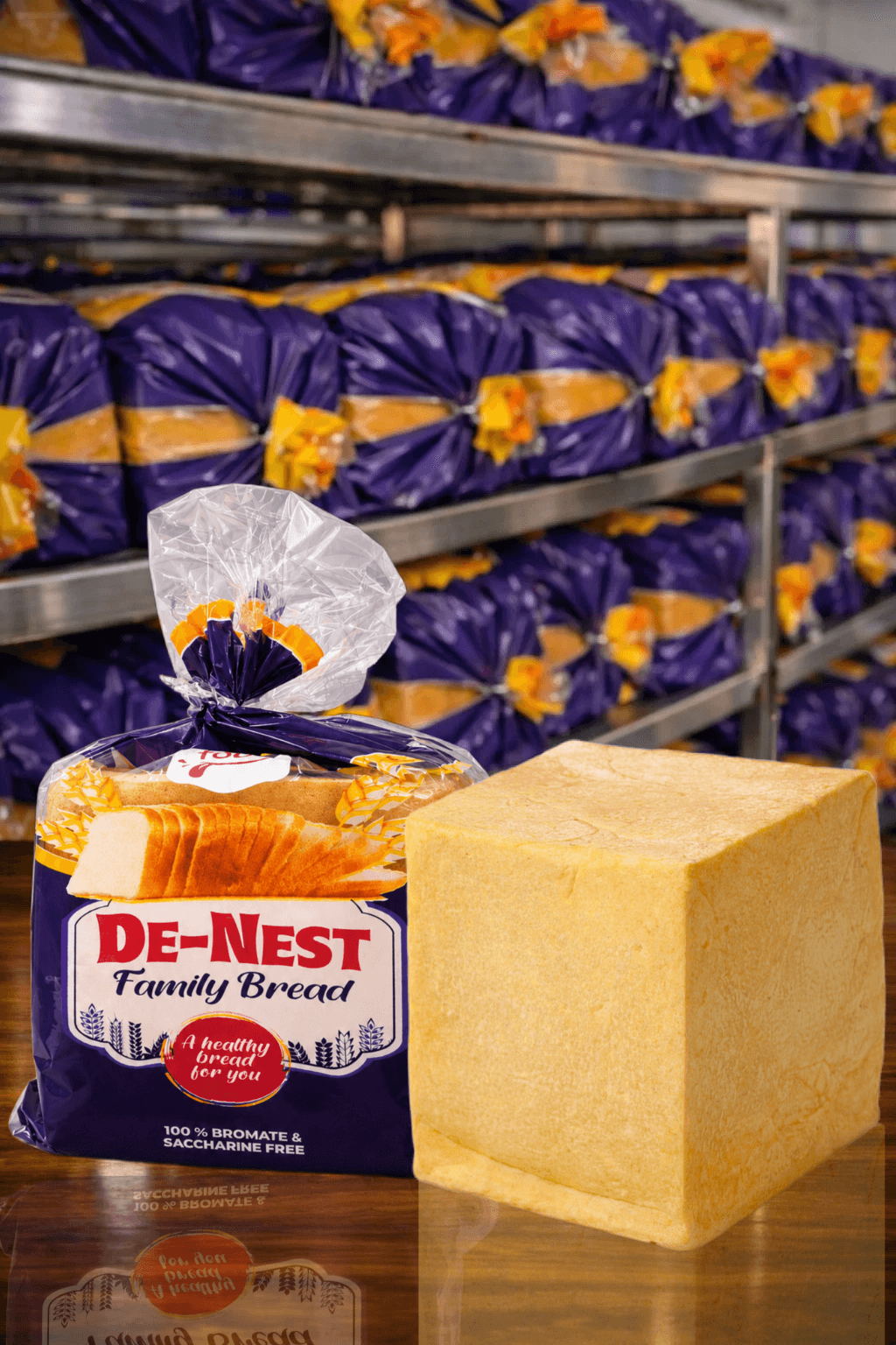 De-Nest Midi Bread loaf and texture view